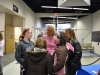 Admissions Director Rachel Sawatzky talks to Bethany students and their visitors.
