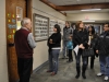 Following the meeting, Allan leads parents on a tour of the school.