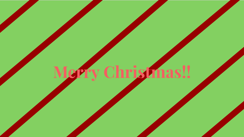 Merry Christmas!